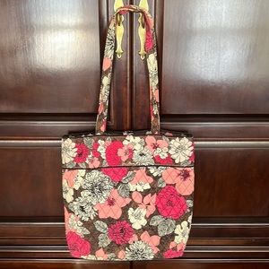 Vera Bradley Tote in Mocha Rogue Pattern
